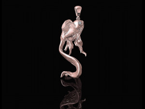 goldfish pendant Model Cetak 3D