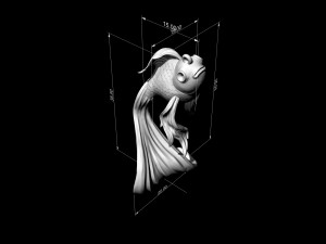 goldfish pendant Model Cetak 3D