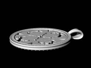 round filigree pendant 3D Принт Модель