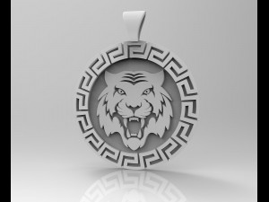 Bengal tiger pendant 3D Принт Модель