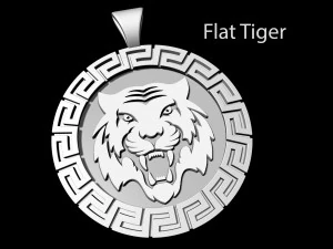 Підвіска з бенгальським тигром 3D Принт Модель