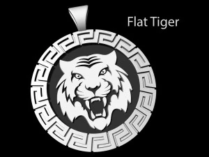 Підвіска з бенгальським тигром 3D Принт Модель