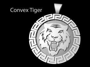 Підвіска з бенгальським тигром 3D Принт Модель