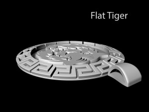 Bengal tiger pendant 3D Принт Модель