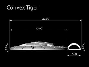 Підвіска з бенгальським тигром 3D Принт Модель