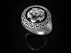 Bengal tiger ring Modello di stampa 3D