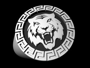 Bengal tiger ring Modello di stampa 3D