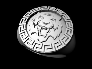 Bengal tiger ring Modello di stampa 3D