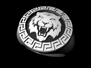 Bengal tiger ring Modello di stampa 3D