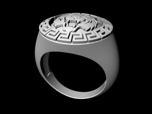 Bengal tiger ring Modello di stampa 3D