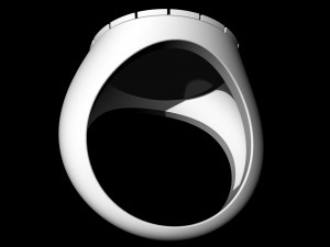 Bengal tiger ring Modello di stampa 3D