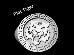 Bengal tiger ring Modello di stampa 3D