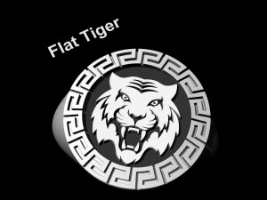 Bengal tiger ring Modello di stampa 3D