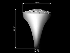 Перстень бенгальського тигра 3D Принт Модель