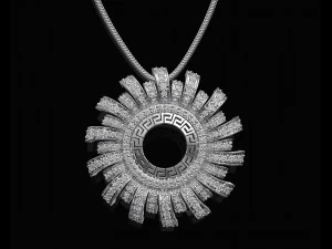 Блискуча підвіска-сонце 3D Принт Модель