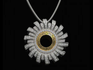 Блискуча підвіска-сонце 3D Принт Модель