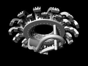 Brilliant sun earrings 3D Print Model