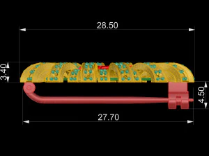 Блискуча сонячна брошка 3D Принт Модель