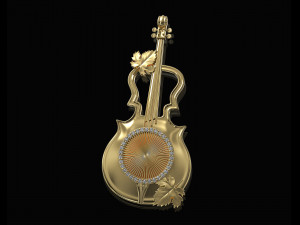 Violin Pendant 3D-Druckmodell