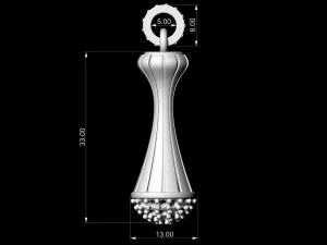 Vase pendant 3D Print Model