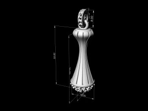 Vase pendant 3D Print Model