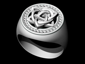 Каблучка зі зірковим вузлом 3D Принт Модель