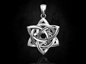 Star knot pendant 3Dプリントモデル
