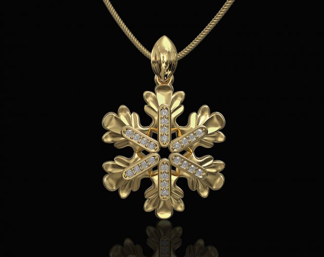 Round leaves pendant 3D Принт Модель .c4d .max .obj .3ds .fbx .stl .blend 