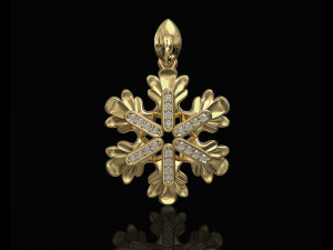Round leaves pendant 3D Принт Модель