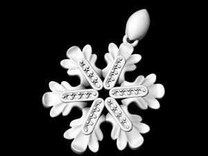 Round leaves pendant 3D Принт Модель
