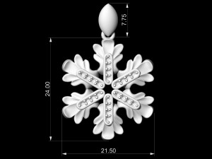 Round leaves pendant 3D Принт Модель