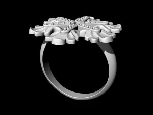 Круглі листочки кільцем 3D Принт Модель