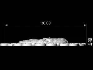 Ікона Марія з Ісусом для намиста та вервиці 3D Принт Модель