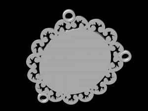 Ікона Марія з Ісусом для намиста та вервиці 3D Принт Модель