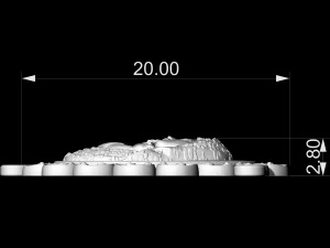 Ікона Марія з Ісусом для намиста та вервиці 3D Принт Модель