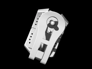 Rechthoekige clusteroorbellen 3D printmodel