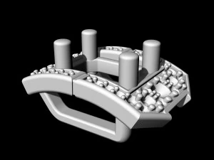 Pendente a grappolo rettangolare Modello di stampa 3D