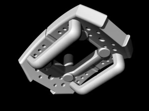 Pendente a grappolo rettangolare Modello di stampa 3D