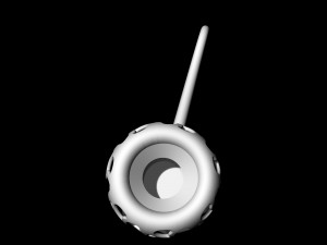 Enamel earrings with tall hook Modelo de impresión 3D