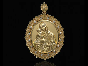 Кулон-мама Мері 3D Принт Модель