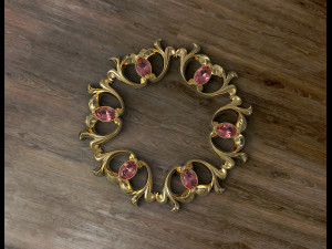 Pear stones brooch 3D Принт Модель