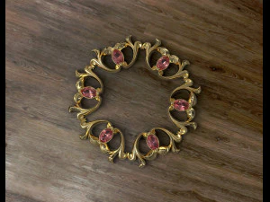 3D модель підвіски з кісточками груші 3D Принт Модель