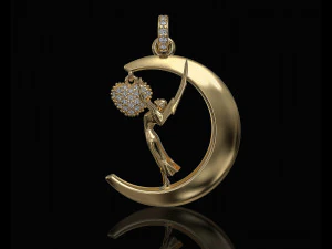 Підвіска Закохана Еммі 3D Принт Модель