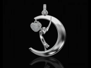 Підвіска Закохана Еммі 3D Принт Модель