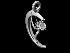 Emmy in love pendant 3D Принт Модель