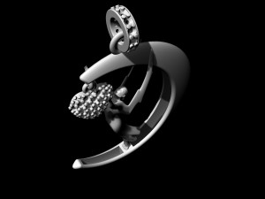 Emmy in love pendant 3D Принт Модель