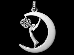 Emmy in love pendant 3D Принт Модель