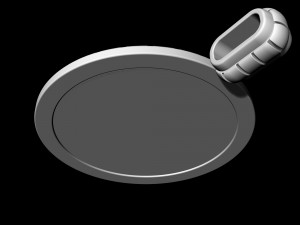 Round eagle pendant-v2 Model do druku 3D