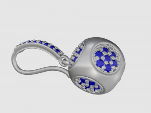 Cube of ball earrings 3D Print Model