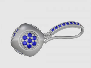 Сережки-кубики 3D Принт Модель